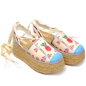 Farm Rio platform wedges